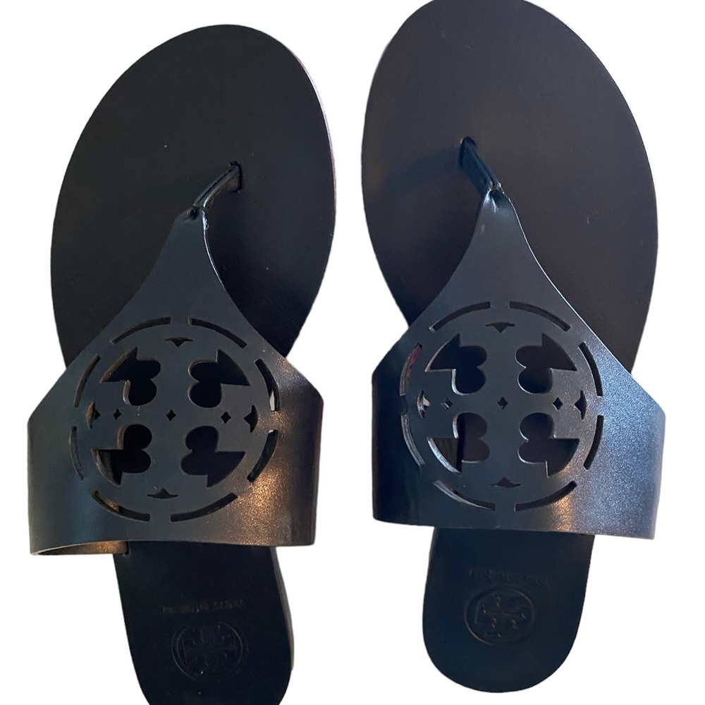 Tory Burch Navy Sandals
